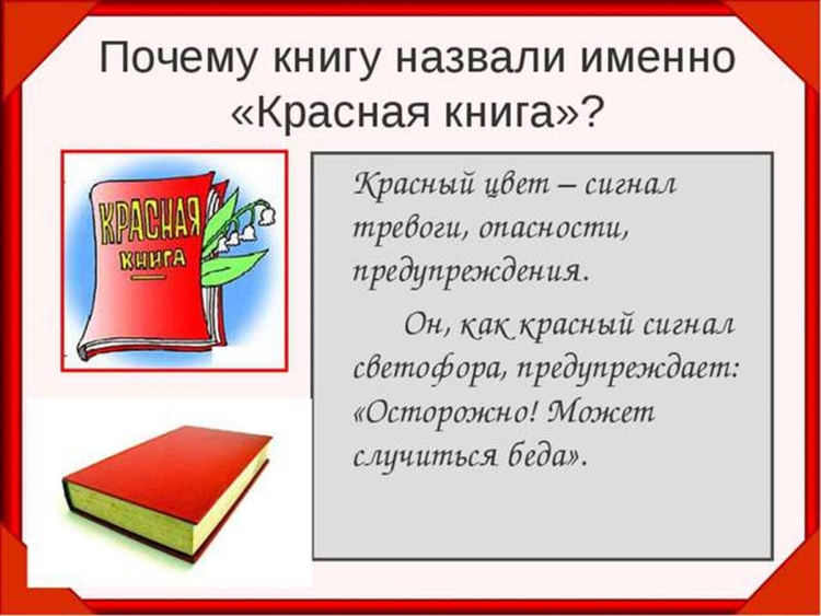 Красная книга для детей