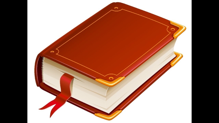 Красная книжечка на белом фоне