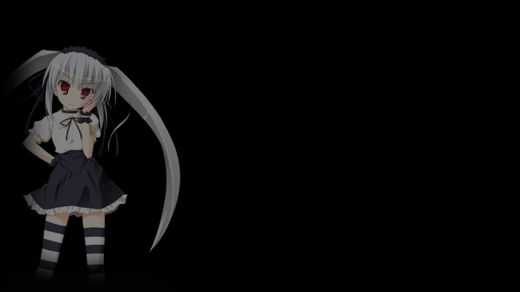 Профиль на сером фоне