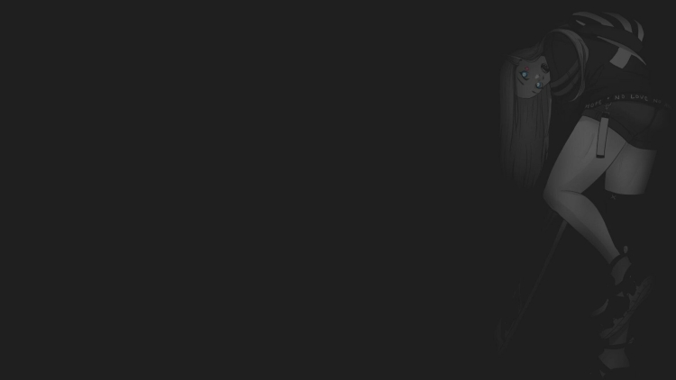 Обои на рабочий стол аниме чб