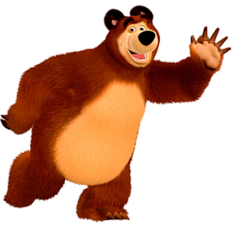 Миша с мультика Маша и медведь