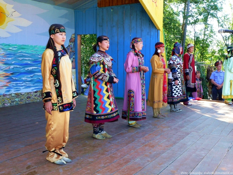 Нанайцы национальный костюм Хабаровске