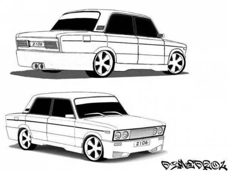 Рисунки ВАЗ 2107 2106