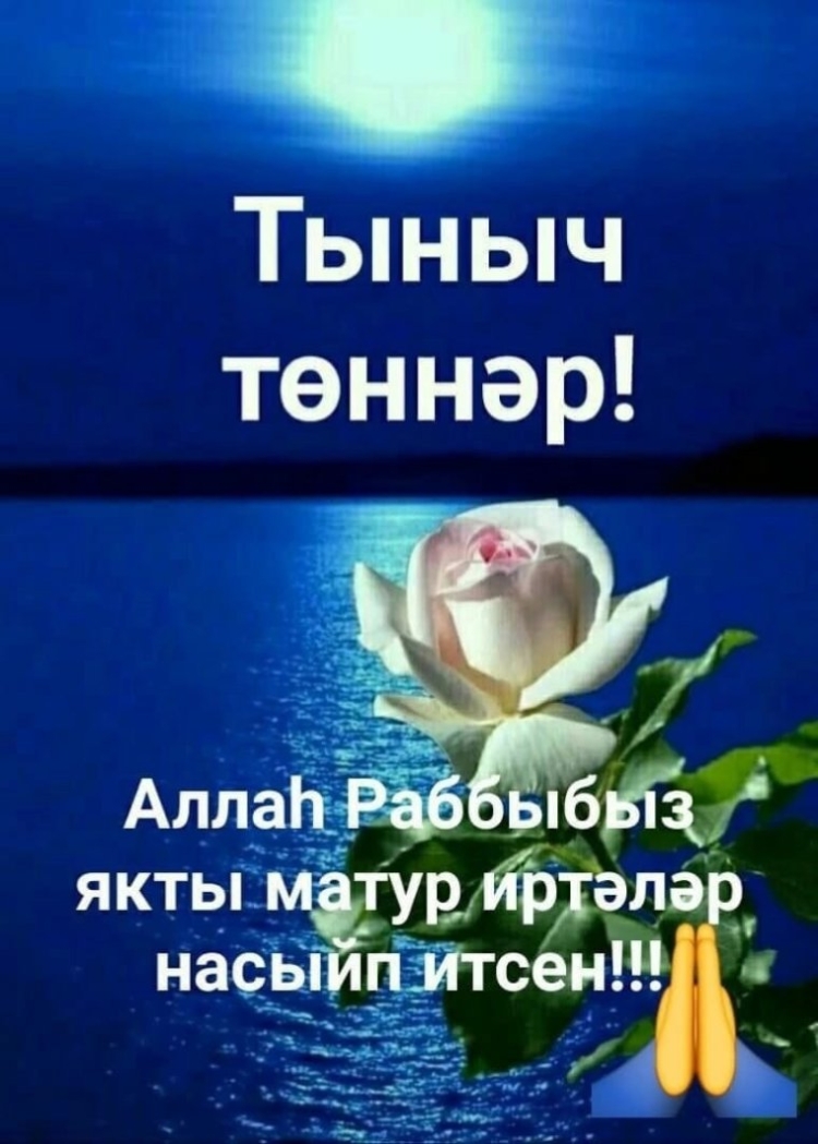 Тыныч йокы на татарском языке
