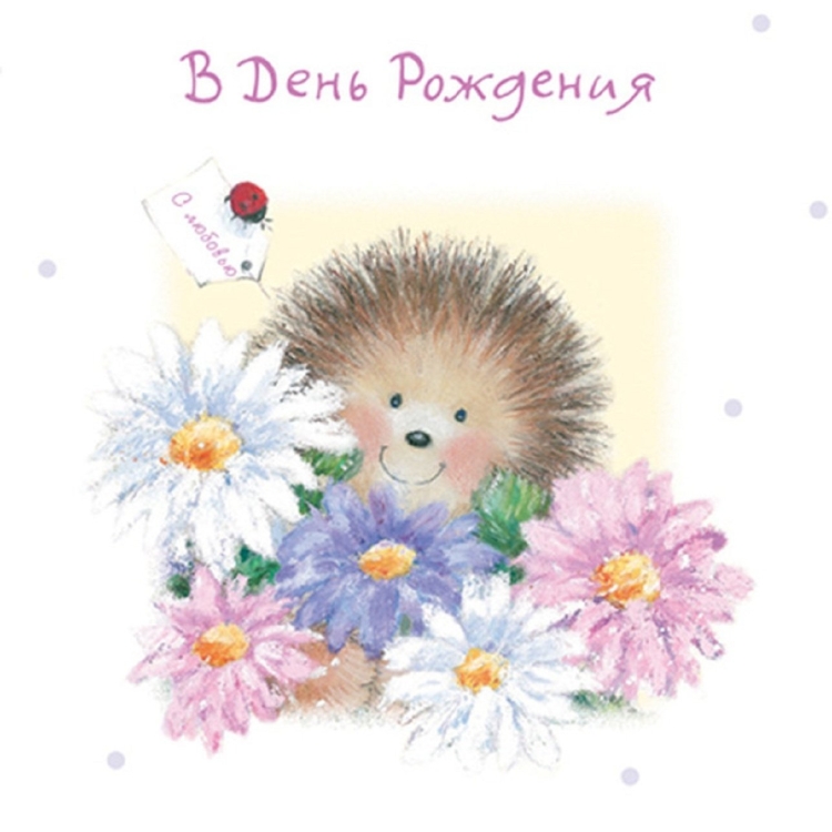 С днем рождения Ежик