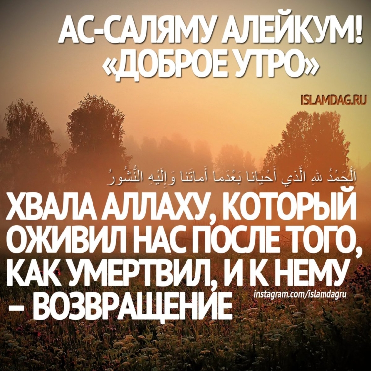 Доброе утро помосульмански