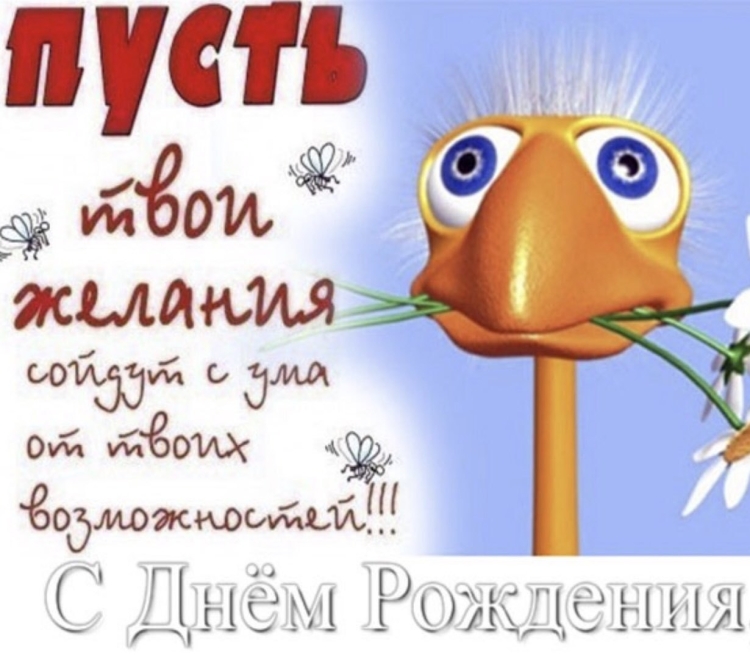 С днем рождения прикол