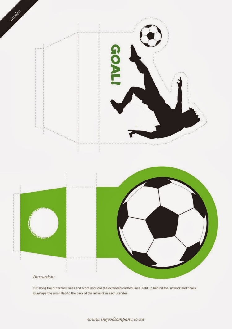 Приглашения в стиле футбола