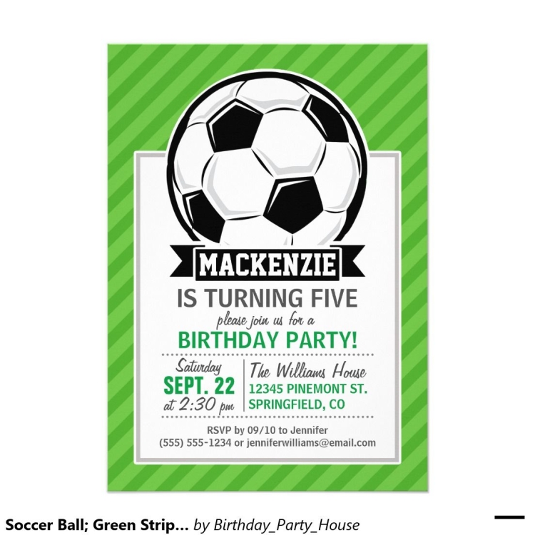 Приглашение на футбольную вечеринку