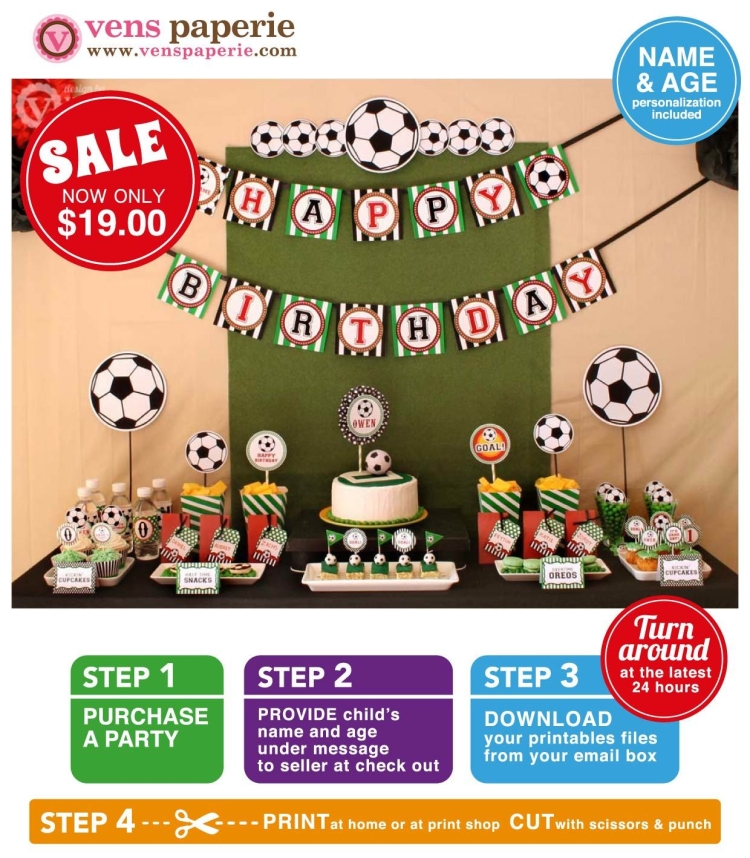 Футбольная тематика на день рождения