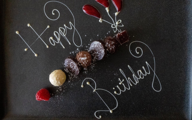 Стильная открытка с др