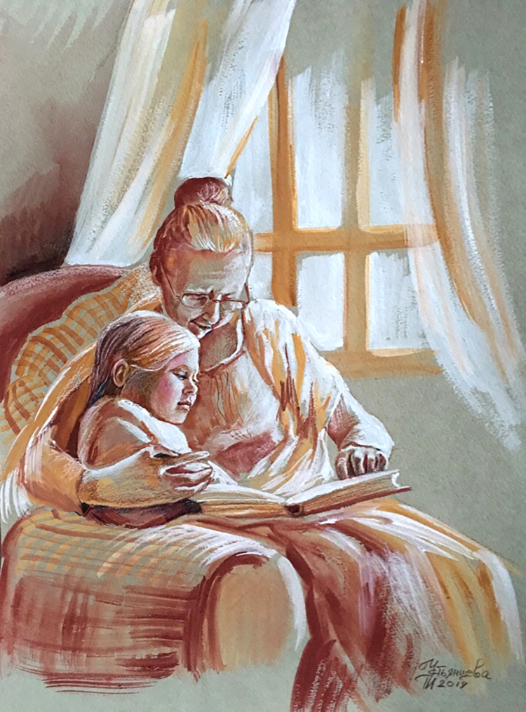 Бабушкины сказки рисование
