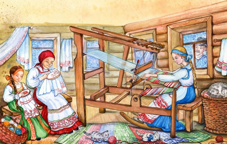 Посиделки в избе