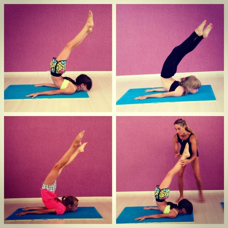 Гимнастические упражнения для начинающих детей