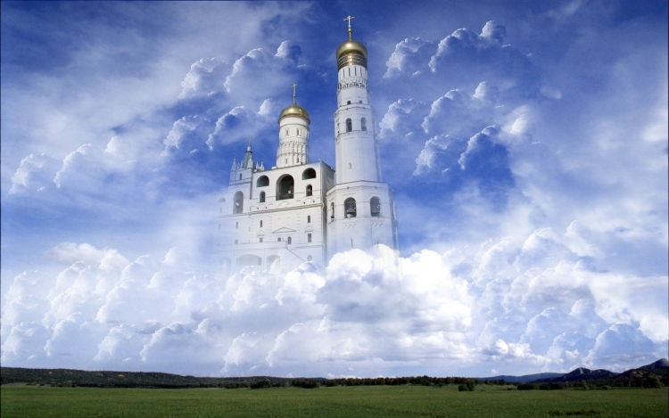 Церковь в облаках