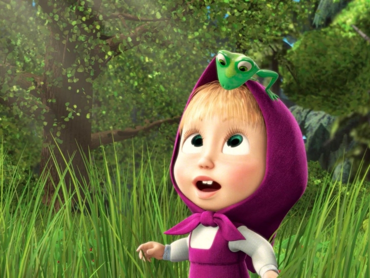 Маша и медведь первая встреча яблоня