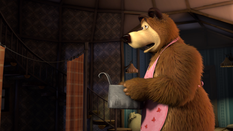 Спокойной ночи малыши Маша и медведь 2013