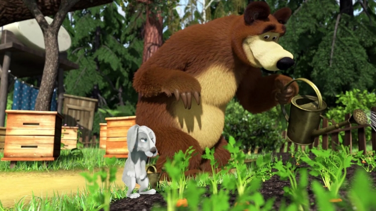 Маша и медведь граница на замке серия 12