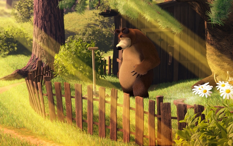 Мульт утро Маша и медведь