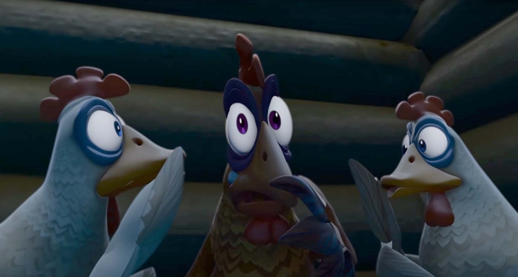 Маша и медведь куры