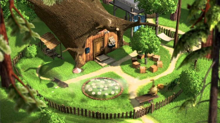 Дом Маши из мультика Маша и медведь