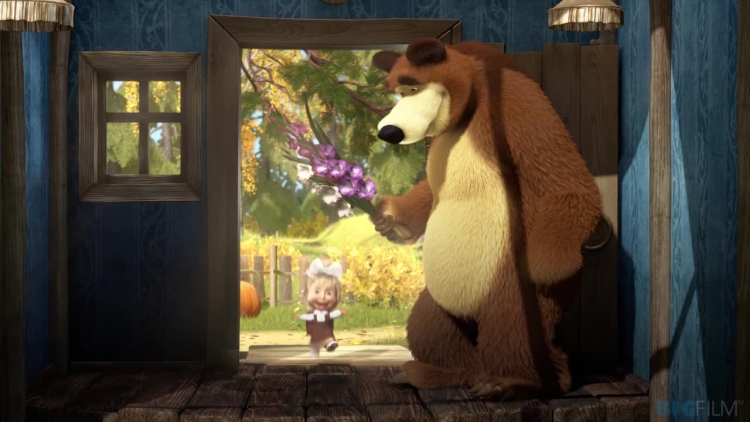 Спокойной ночи малыши 2012 Маша и медведь