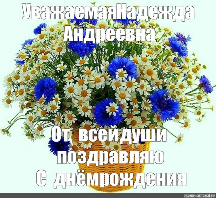 Поздравления с днём рождения надежде