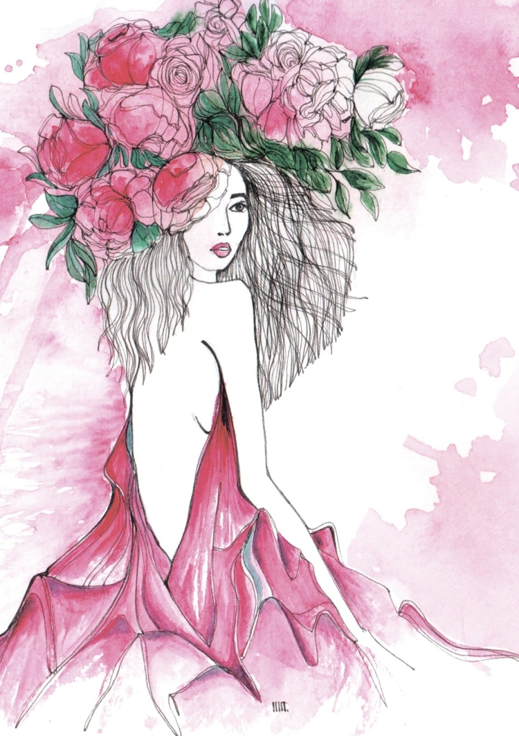 Alloniya Flower girls художник