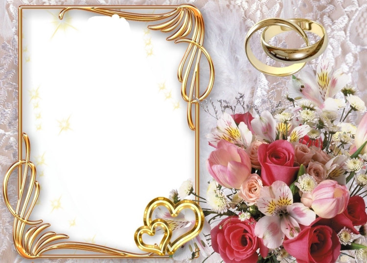 Свадебная рамка