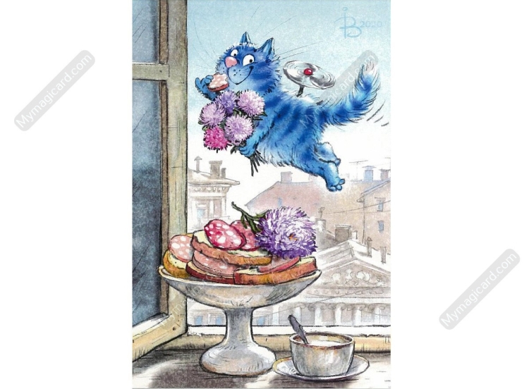 Коты Ирины Бабченко картины