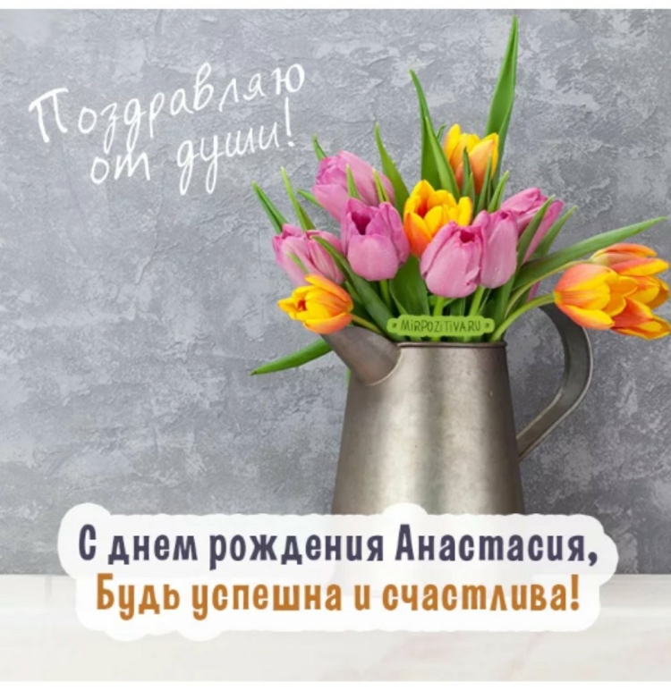 С днём рождения Анастасия