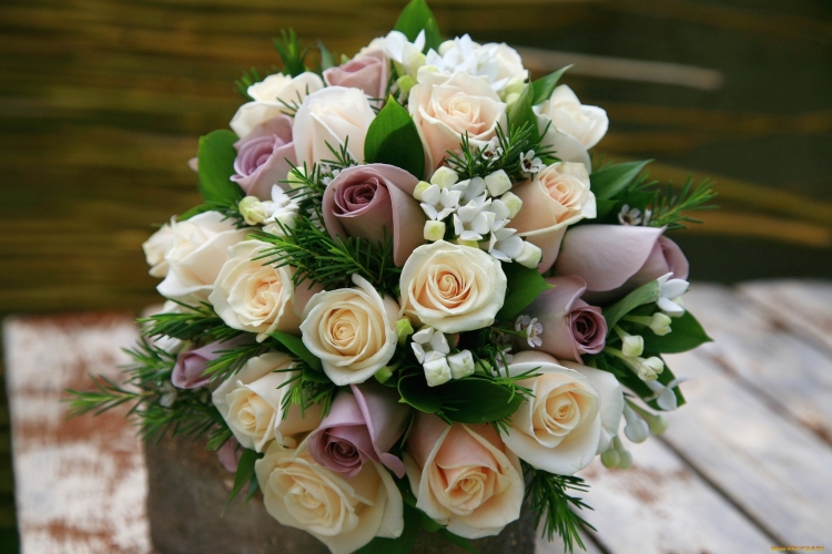 Букет цветов в высоком качестве