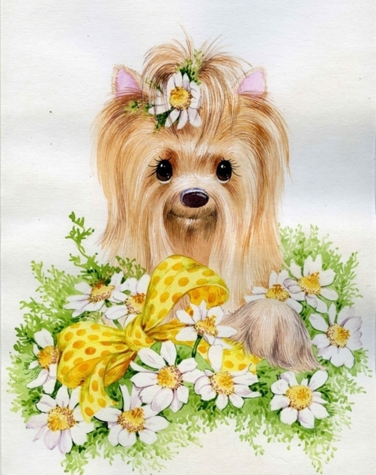 Открытка "собаки"