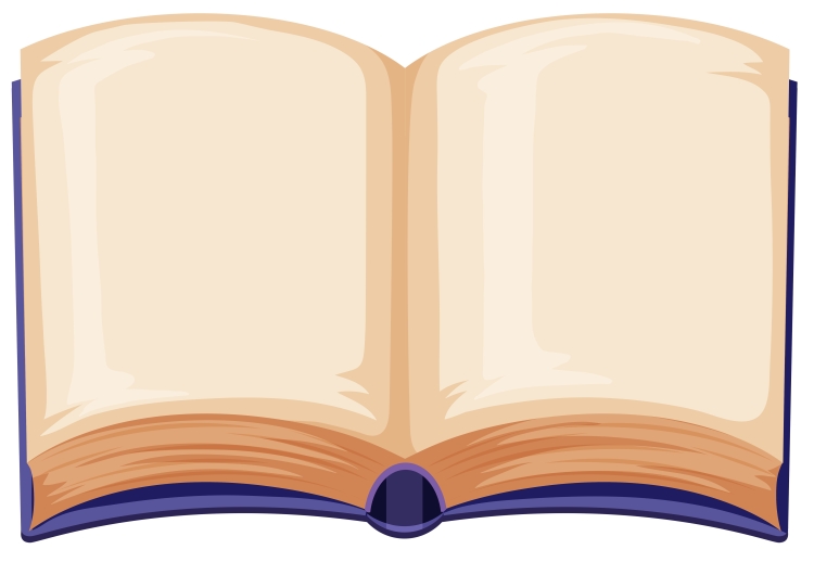 Изображение открытой книги