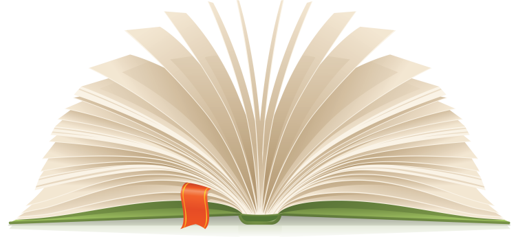 Книга на прозрачном фоне