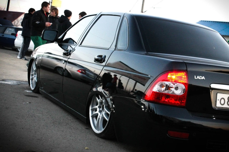 Приора черная седан БПАН
