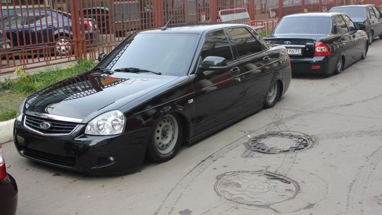 Лада Приора на посадке