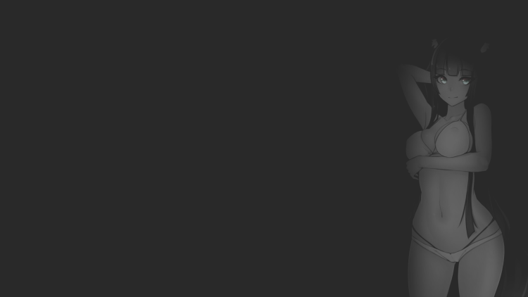 Аниме девушки Минимализм