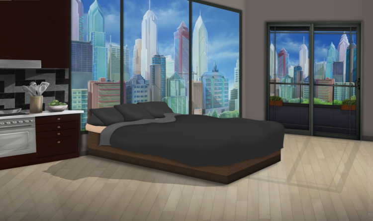 Спальня гача лайф ночью аниме