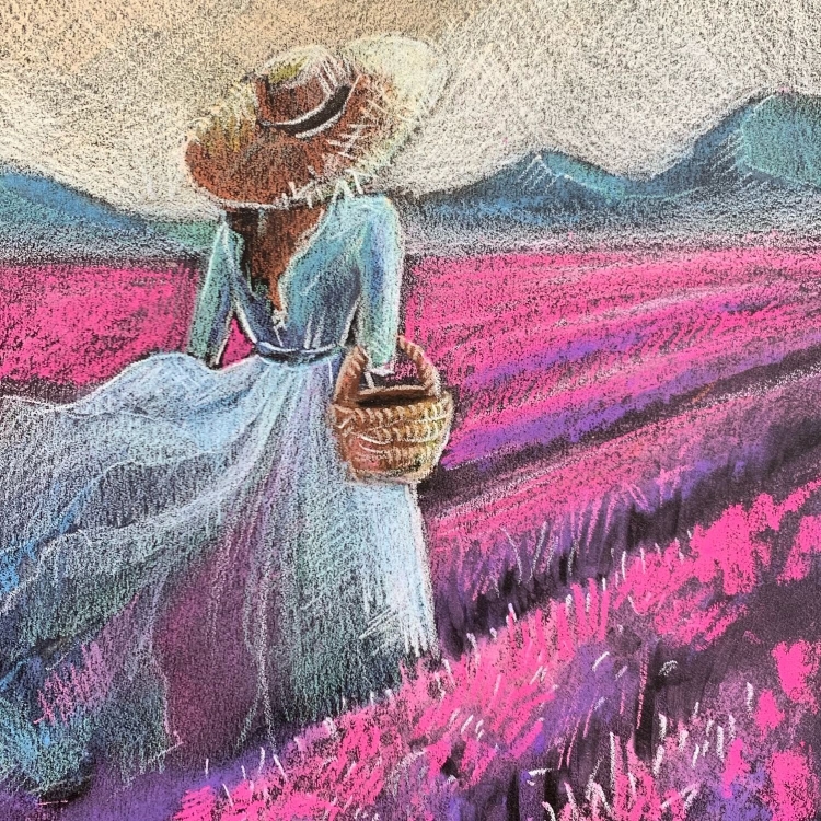 Красивые рисунки пастелью