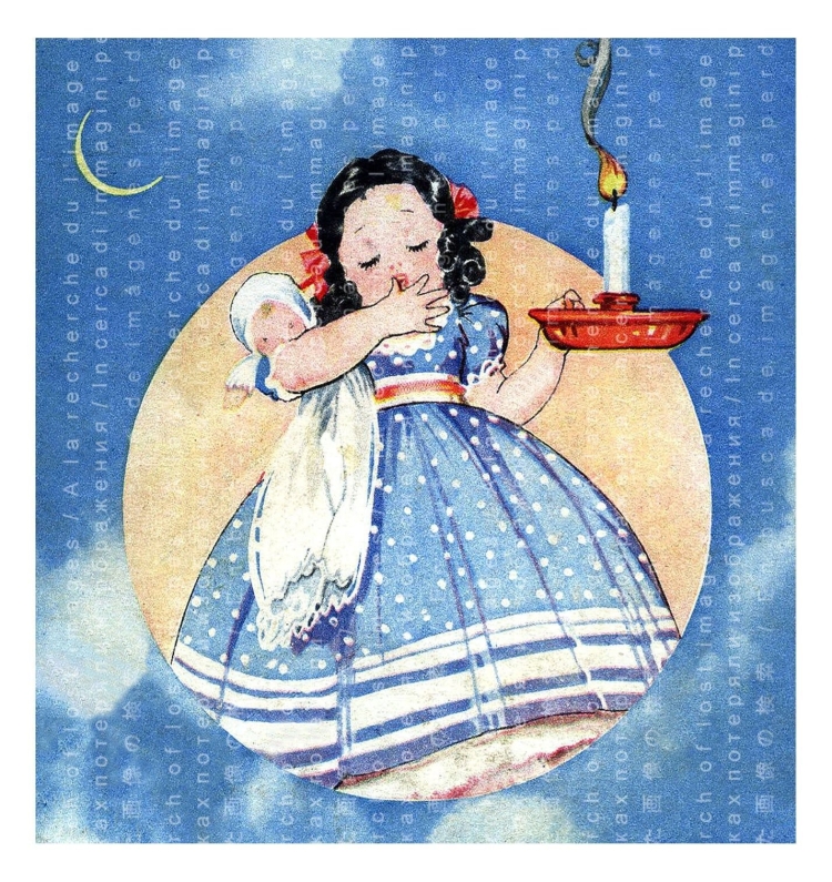 Старинные открытки спокойной ночи