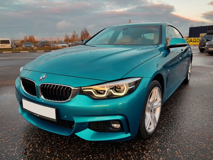 BMW 4 Series бирюзовая