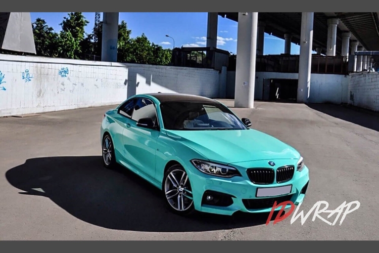 BMW m5 бирюзовая