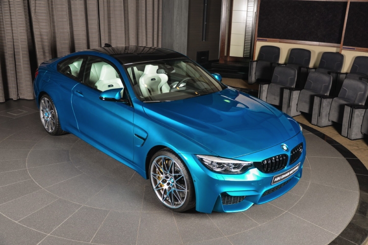 BMW m4 Atlantis Blue