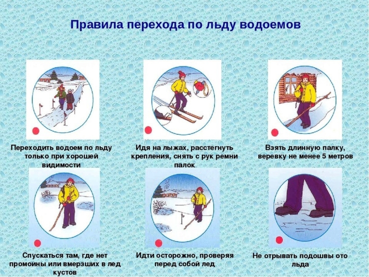 Поведение на воде в осенне-зимний период