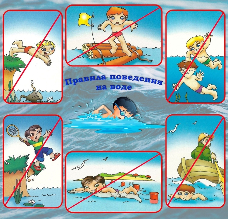 Безопасное поведение на воде в летний период для детей
