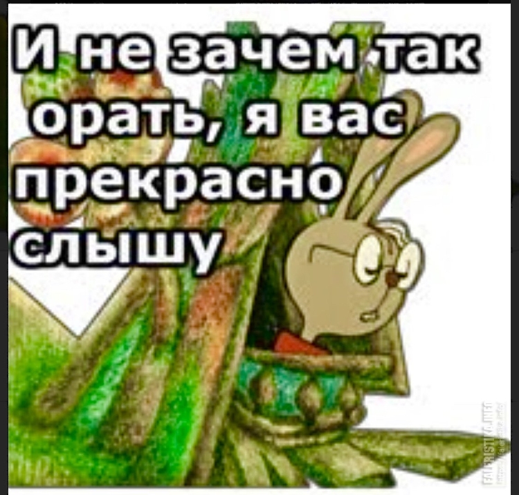 И незачем так орать